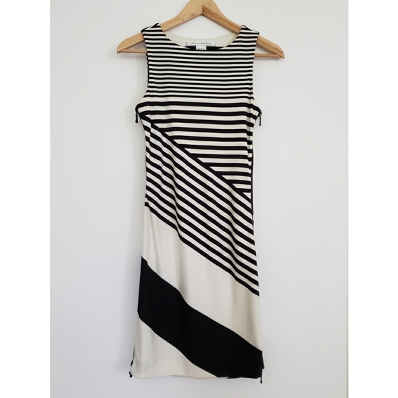 DVF Jersey Stripe Leigh Dress - Picture 3 of 6